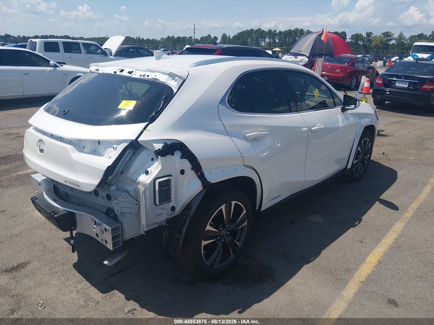 2022 Lexus Ux VIN JTHP9JBH7N2057786 IAAI salvage auction — REAR END, Salvage (South Carolina), sold $11,350 on 2026-09-09 (photo 4)