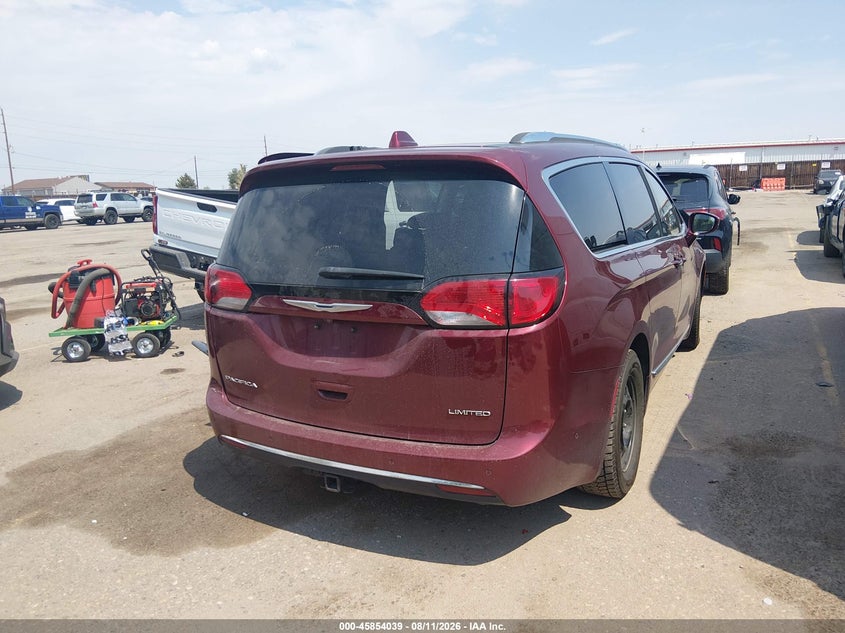 2018 Chrysler Pacifica VIN 2C4RC1GG9JR117512 IAAI salvage auction — NORMAL WEAR, Salvage Title, sold $2,500 on 2026-08-19 (photo 4)