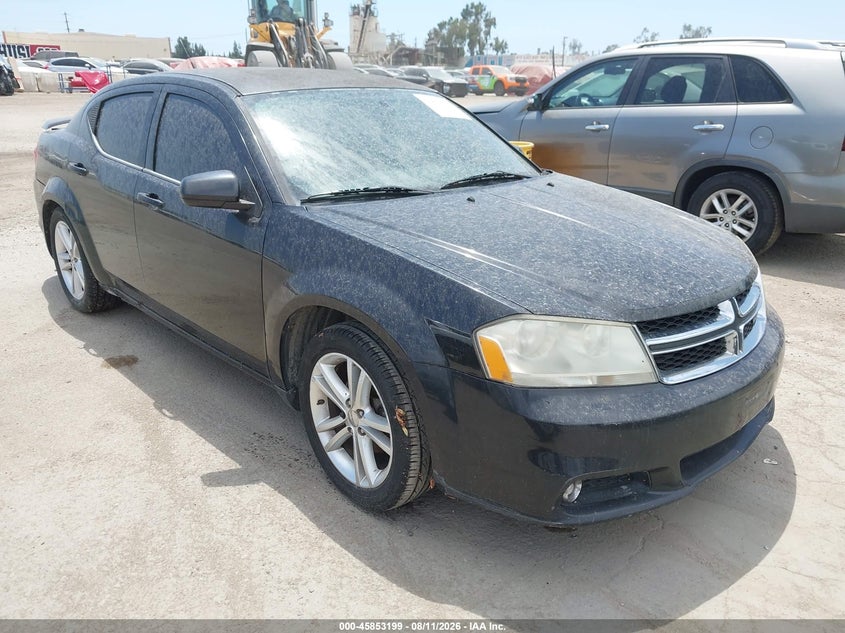 2011 Dodge Avenger VIN 1B3BD1FG2BN507142 IAAI salvage auction — LEFT REAR, Salvage (California), sold $125 on 2026-08-23 (photo 1)