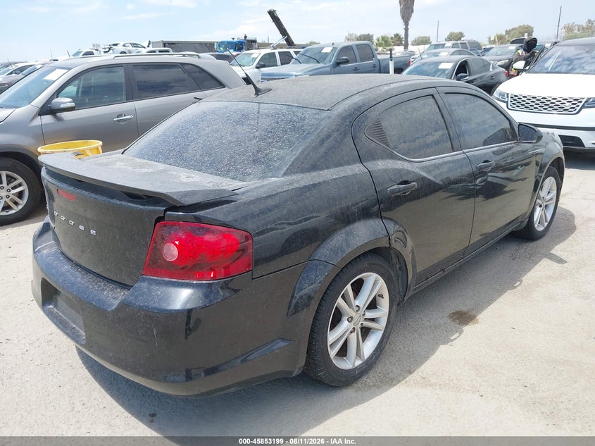 2011 Dodge Avenger VIN 1B3BD1FG2BN507142 IAAI salvage auction — LEFT REAR, Salvage (California), sold $125 on 2026-08-23 (photo 4)