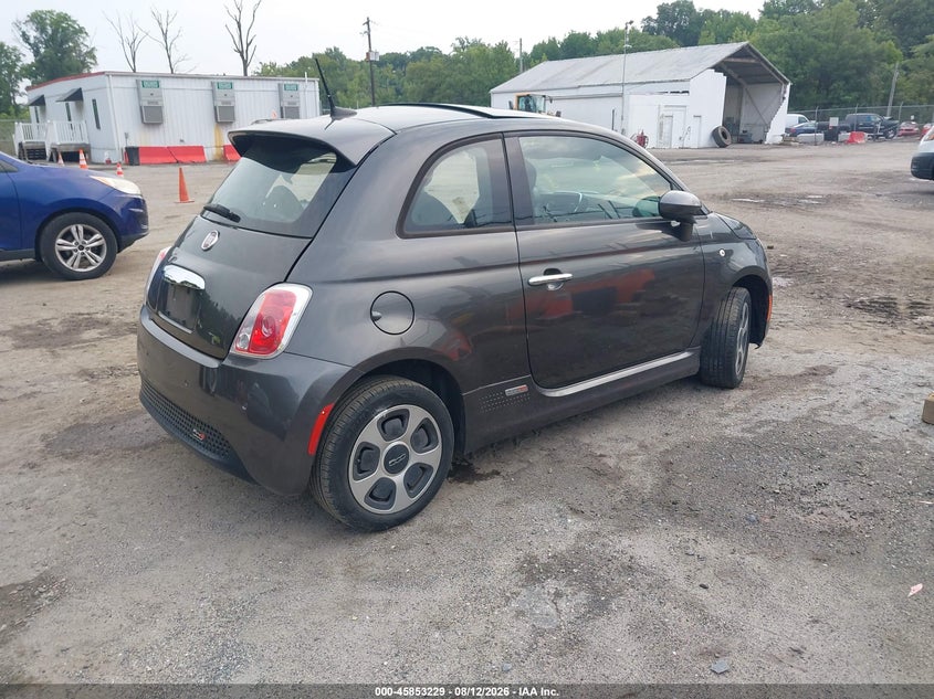 2016 Fiat 500e VIN 3C3CFFGE2GT143033 IAAI salvage auction — LEFT SIDE, Salvage - Greater Than 75% (Maryland), sold $325 on 2026-09-10 (photo 4)