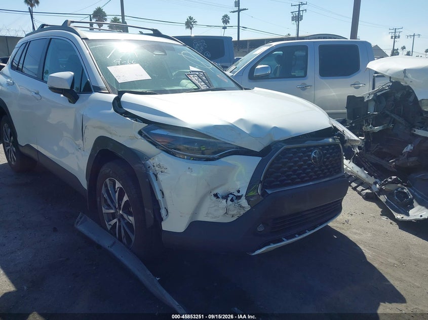 2023 Toyota Corolla cross VIN 7MUDAAAG1PV064576 IAAI salvage auction — FRONT END, Salvage Certificate (California), sold $10,000 on 2026-09-16 (photo 1)