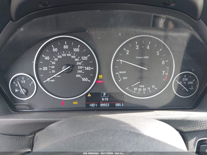 2015 BMW 3er VIN WBA3B1G56FNT04649 IAAI salvage auction — RIGHT REAR, Salvage (California), sold $3,250 on 2026-08-19 (photo 7)