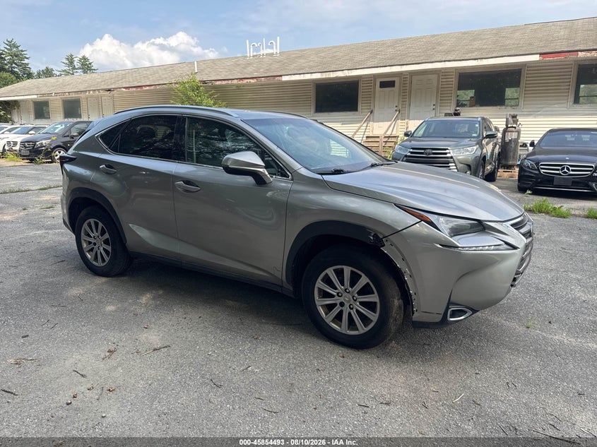 2016 Lexus Nx VIN JTJBARBZ5G2095978 IAAI salvage auction — NORMAL WEAR, Salvage Title, sold $8,000 on 2026-08-25 (photo 1)