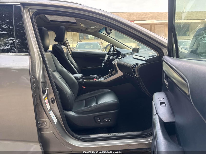 2016 Lexus Nx VIN JTJBARBZ5G2095978 IAAI salvage auction — NORMAL WEAR, Salvage Title, sold $8,000 on 2026-08-25 (photo 5)