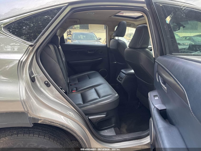 2016 Lexus Nx VIN JTJBARBZ5G2095978 IAAI salvage auction — NORMAL WEAR, Salvage Title, sold $8,000 on 2026-08-25 (photo 8)