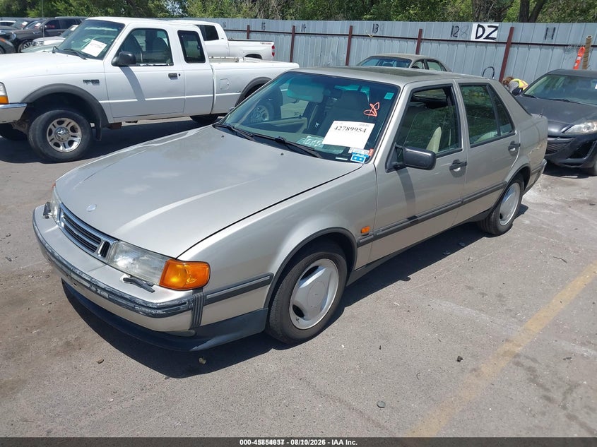 1997 Saab 9000 VIN YS3CD68UXV1024036 IAAI salvage auction — FRONT & REAR, Salvage (Idaho), sold $250 on 2026-09-17 (photo 2)