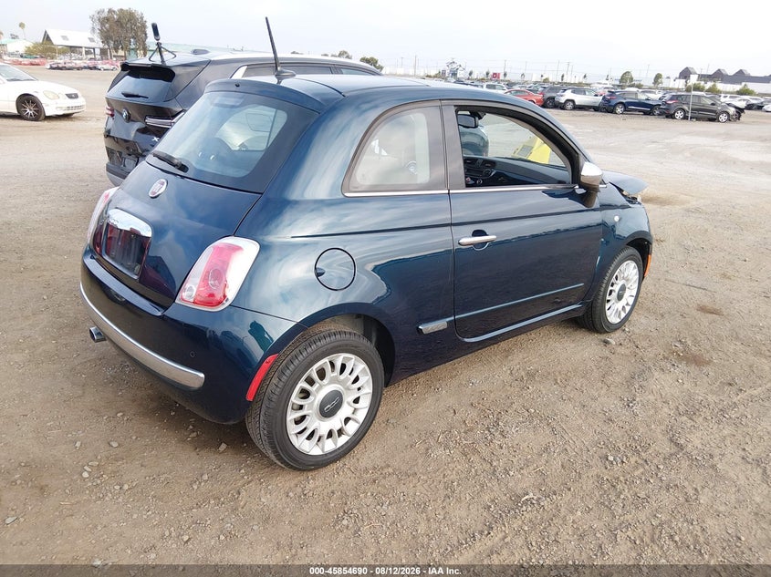 2013 Fiat 500 VIN 3C3CFFCR5DT514769 IAAI salvage auction — Front End, Salvage, sold $700 on 2026-10-19 (photo 4)