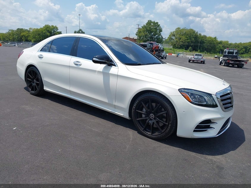 2018 Mercedes-benz S class VIN WDDUG8DB6JA409841 IAAI salvage auction — NORMAL WEAR, Clear (Tennessee), sold $22,200 on 2026-08-17 (photo 1)