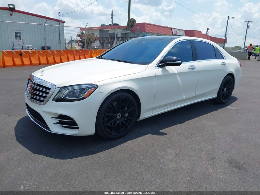 2018 Mercedes-benz S class VIN WDDUG8DB6JA409841 IAAI salvage auction — NORMAL WEAR, Clear (Tennessee), sold $22,200 on 2026-08-17 (photo 2)