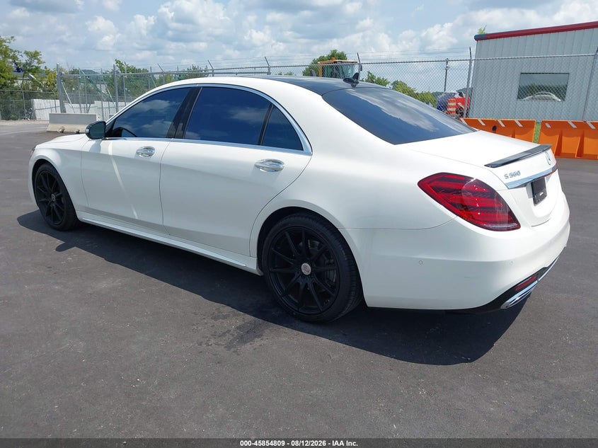 2018 Mercedes-benz S class VIN WDDUG8DB6JA409841 IAAI salvage auction — NORMAL WEAR, Clear (Tennessee), sold $22,200 on 2026-08-17 (photo 3)