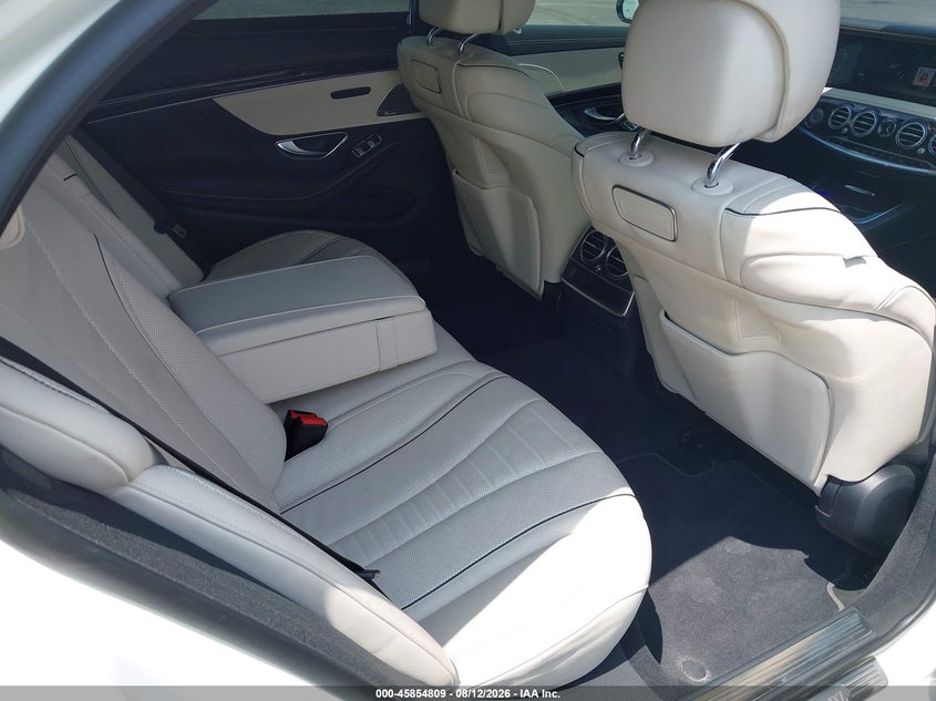 2018 Mercedes-benz S class VIN WDDUG8DB6JA409841 IAAI salvage auction — NORMAL WEAR, Clear (Tennessee), sold $22,200 on 2026-08-17 (photo 8)