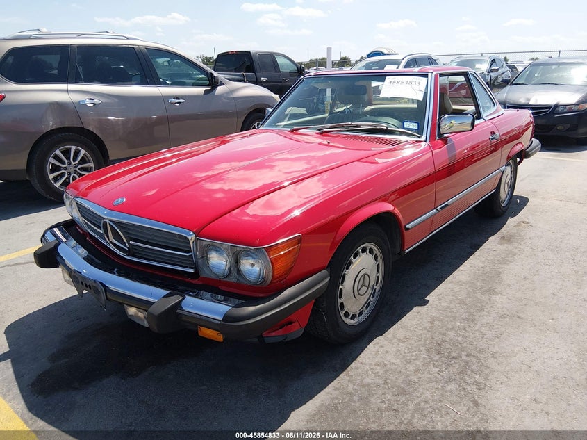 1989 Mercedes-benz 560 VIN WDBBA48D3KA095878 IAAI salvage auction — NORMAL WEAR, Clear (Texas), sold $7,050 on 2026-08-20 (photo 2)