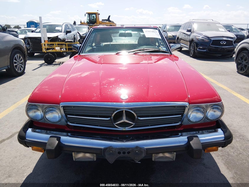 1989 Mercedes-benz 560 VIN WDBBA48D3KA095878 IAAI salvage auction — NORMAL WEAR, Clear (Texas), sold $7,050 on 2026-08-20 (photo 6)