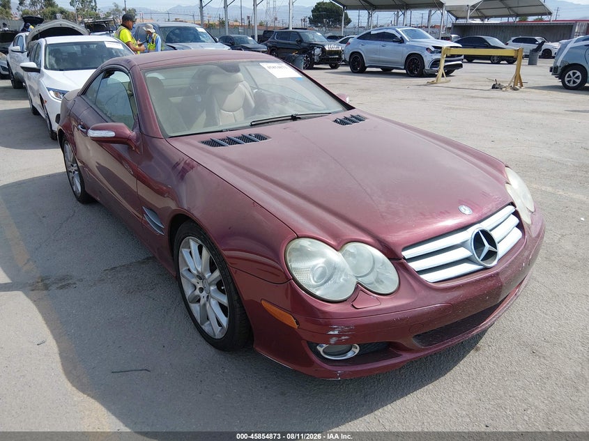 2007 Mercedes-benz Sl-class VIN WDBSK71F47F129542 IAAI salvage auction — UNKNOWN, Clear - Dealer Only (California), sold $2,375 on 2026-08-19 (photo 1)