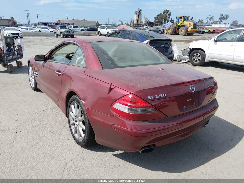 2007 Mercedes-benz Sl-class VIN WDBSK71F47F129542 IAAI salvage auction — UNKNOWN, Clear - Dealer Only (California), sold $2,375 on 2026-08-19 (photo 3)