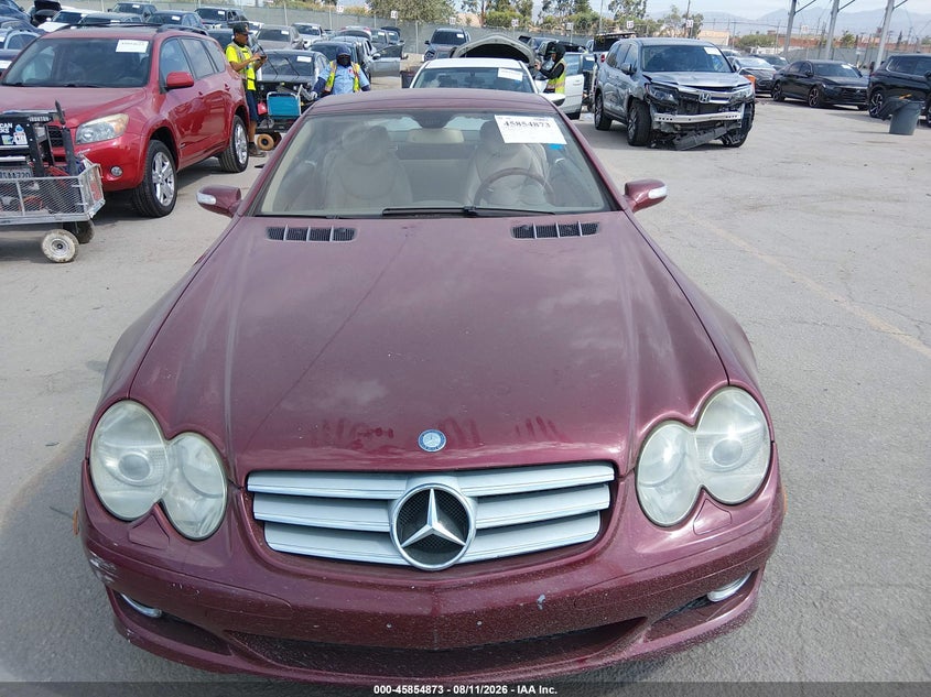 2007 Mercedes-benz Sl-class VIN WDBSK71F47F129542 IAAI salvage auction — UNKNOWN, Clear - Dealer Only (California), sold $2,375 on 2026-08-19 (photo 6)