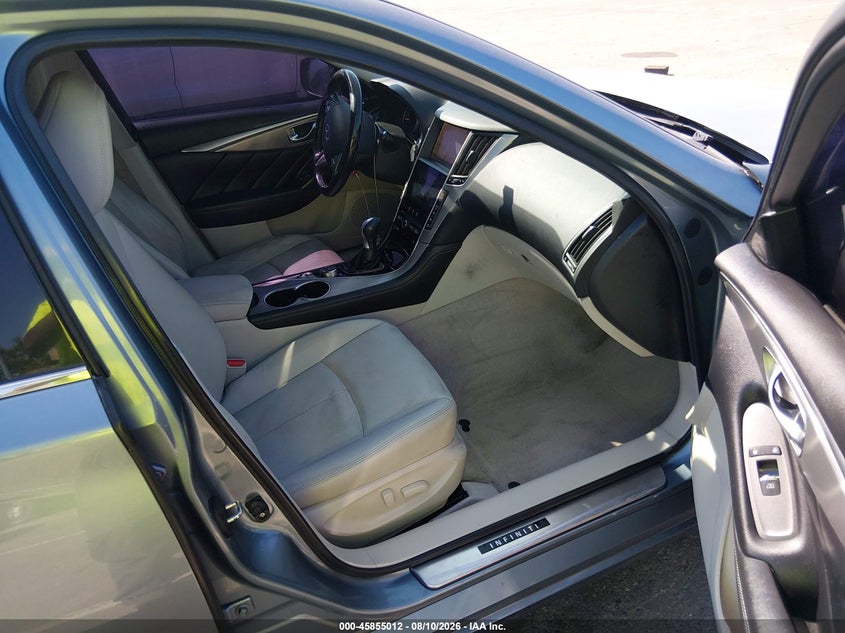 2015 Infiniti Q50 VIN JN1BV7AR5FM406876 IAAI salvage auction — REAR END, Salvage Title, sold $1,550 on 2026-08-22 (photo 5)