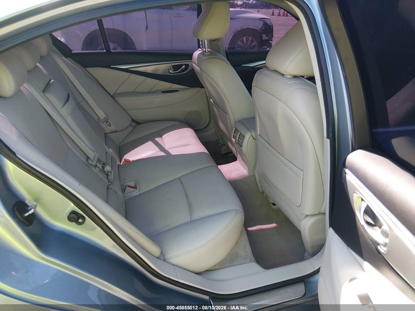 2015 Infiniti Q50 VIN JN1BV7AR5FM406876 IAAI salvage auction — REAR END, Salvage Title, sold $1,550 on 2026-08-22 (photo 8)