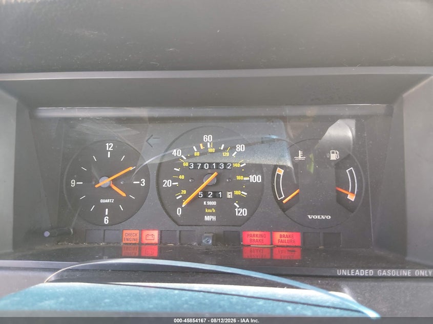 1989 Volvo 240 VIN YV1AX8853K1830431 IAAI salvage auction — NORMAL WEAR, Clear - Public Restricted (Oregon), sold $100 on 2026-08-17 (photo 7)