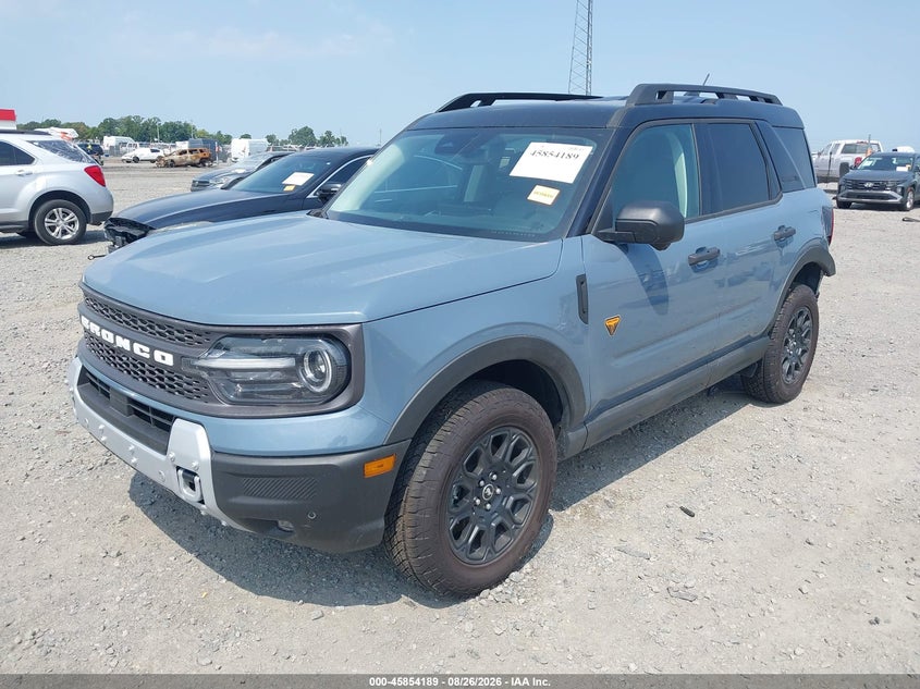 2026 Ford Bronco sport VIN 3FMCR9DA0TRE53402 IAAI salvage auction — REAR END, Clear (Arkansas), sold $12,750 on 2026-09-30 (photo 2)