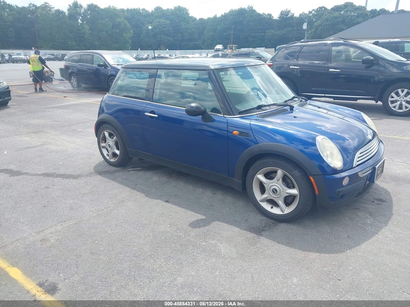 2004 Mini Cooper VIN WMWRC33414TC53850 IAAI salvage auction — FRONT END, Clear (Georgia), sold $350 on 2026-08-19 (photo 1)