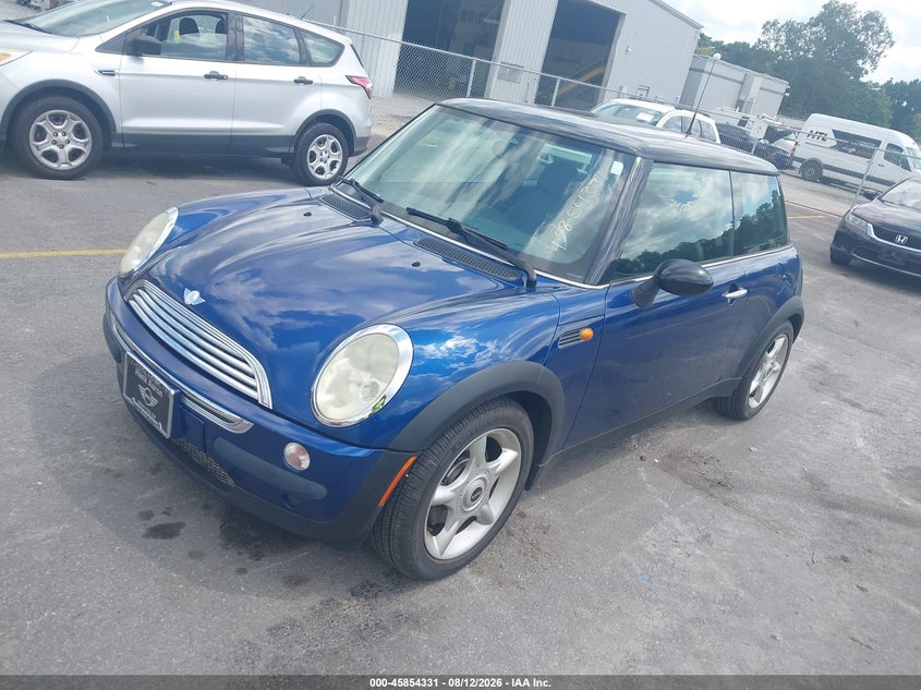 2004 Mini Cooper VIN WMWRC33414TC53850 IAAI salvage auction — FRONT END, Clear (Georgia), sold $350 on 2026-08-19 (photo 2)