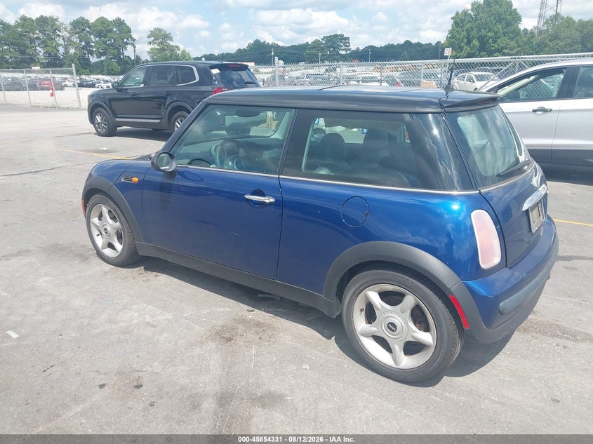 2004 Mini Cooper VIN WMWRC33414TC53850 IAAI salvage auction — FRONT END, Clear (Georgia), sold $350 on 2026-08-19 (photo 3)