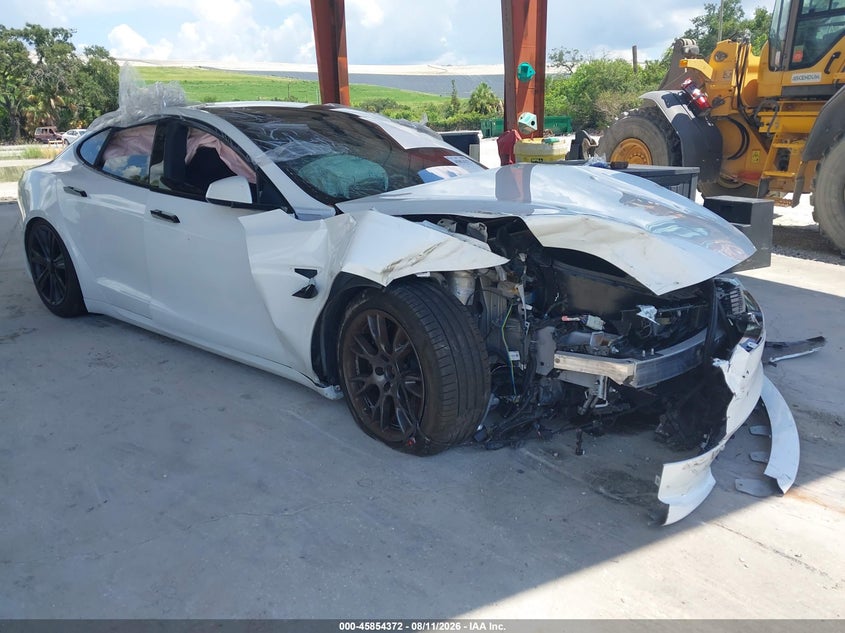 2021 Tesla Model s VIN 5YJSA1E59MF453394 — IAAI salvage auction photo