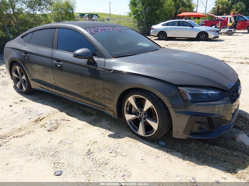 2021 Audi A5 VIN WAUFACF50MA022430 — IAAI salvage auction photo