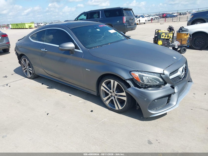 2017 Mercedes-benz C class VIN WDDWJ4JB5HF343416 IAAI salvage auction — NORMAL WEAR, Original (Texas), sold $5,950 on 2026-08-21 (photo 1)