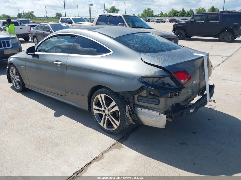 2017 Mercedes-benz C class VIN WDDWJ4JB5HF343416 IAAI salvage auction — NORMAL WEAR, Original (Texas), sold $5,950 on 2026-08-21 (photo 3)