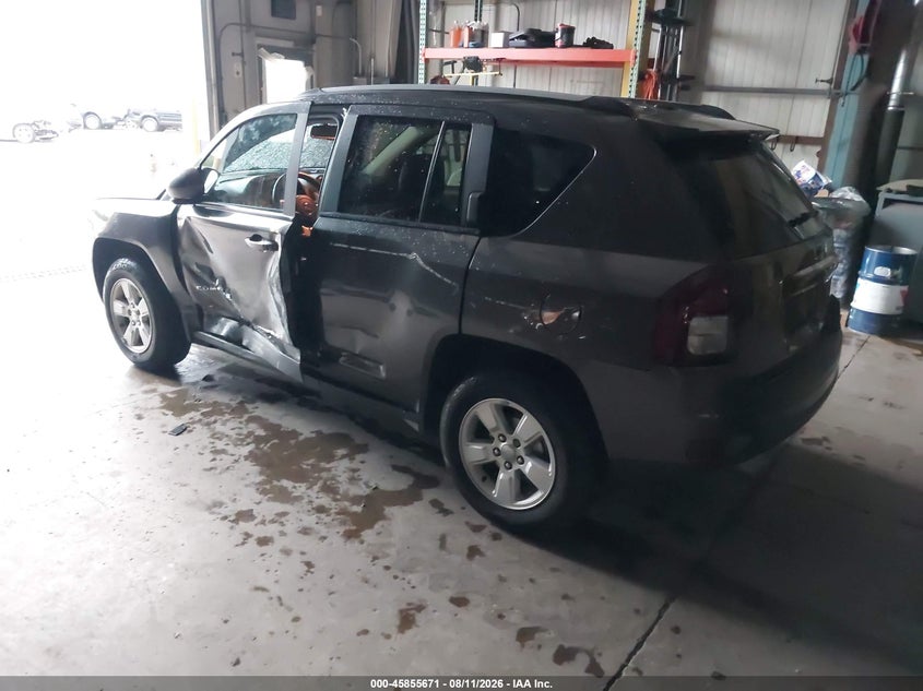 2017 Jeep Compass VIN 1C4NJCEAXHD206968 IAAI salvage auction — SIDE, Salvage Title, sold $0 on 2026-09-27 (photo 3)