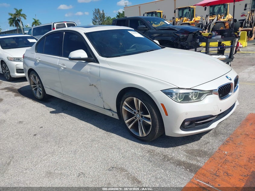 2016 BMW 3er VIN WBA8E9G55GNU27808 IAAI salvage auction — SIDE, Clear (Florida), sold $2,900 on 2026-08-13 (photo 1)