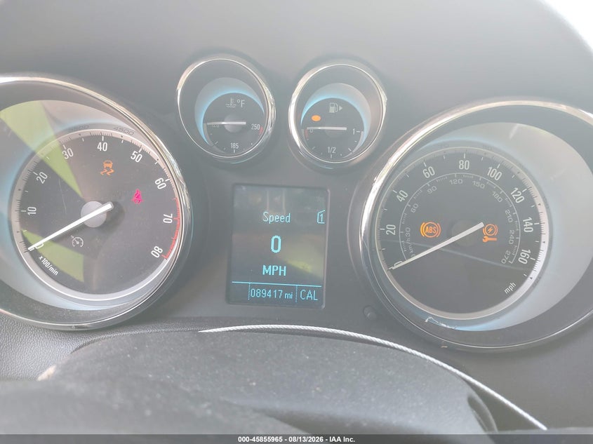 2013 Buick Verano VIN 1G4PR5SK9D4118591 IAAI salvage auction — FRONT END, Salvage (Texas), sold $1,500 on 2026-09-12 (photo 7)