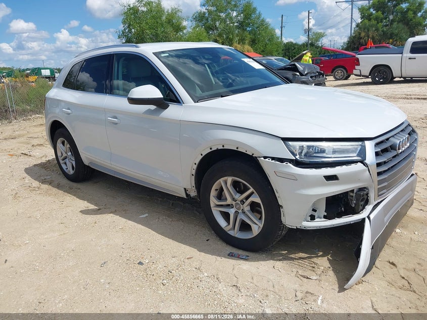 2019 Audi Q5 VIN WA1ANAFY3K2054418 IAAI salvage auction — FRONT END, Salvage Title, sold $8,975 on 2026-09-05 (photo 1)