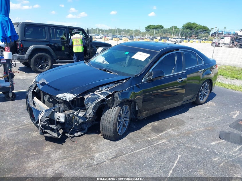 2012 Acura Tsx VIN JH4CU2F49CC011135 IAAI salvage auction — LEFT FRONT, Salvage Title, sold $625 on 2026-09-05 (photo 2)