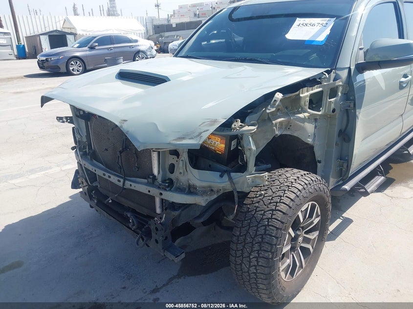 2022 Toyota Tacoma VIN 3TMAZ5CN1NM175229 IAAI salvage auction — FRONT END, Salvage (California), sold $11,900 on 2026-08-23 (photo 6)