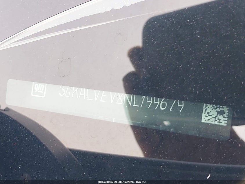 2022 GMC Terrain VIN 3GKALVEV8NL199679 IAAI salvage auction — Left Front, Salvage, sold $2,750 on 2026-10-12 (photo 9)