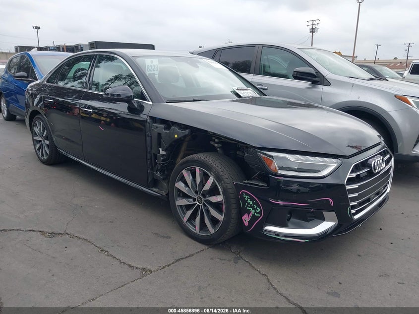 2023 Audi A4 VIN WAUABAF49PA019856 — IAAI salvage auction photo