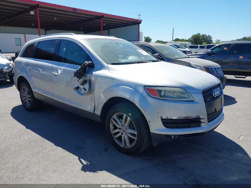 2008 Audi Q7 VIN WA1BY74LX8D059683 IAAI salvage auction — RIGHT SIDE, Original (Texas), sold $375 on 2026-09-26 (photo 1)