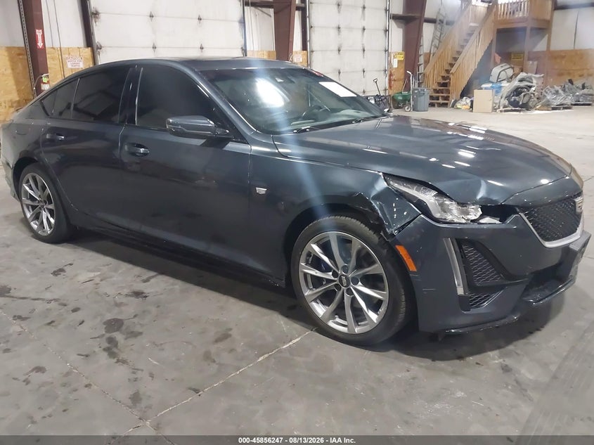 2020 Cadillac Ct5 VIN 1G6DU5RK5L0132377 IAAI salvage auction — RIGHT FRONT, Salvage Title, sold $8,650 on 2026-09-24 (photo 1)
