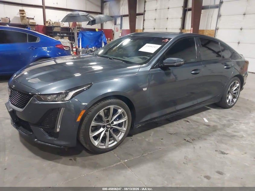 2020 Cadillac Ct5 VIN 1G6DU5RK5L0132377 IAAI salvage auction — RIGHT FRONT, Salvage Title, sold $8,650 on 2026-09-24 (photo 2)