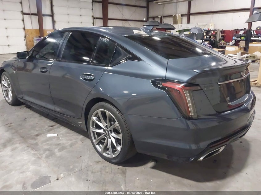 2020 Cadillac Ct5 VIN 1G6DU5RK5L0132377 IAAI salvage auction — RIGHT FRONT, Salvage Title, sold $8,650 on 2026-09-24 (photo 3)