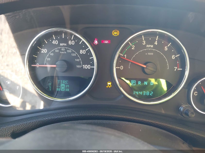 2013 Jeep Wrangler / VIN 1C4BJWEG1DL530612 IAAI salvage auction — LEFT REAR, Salvage (North Carolina), sold $25 on 2026-09-03 (photo 7)