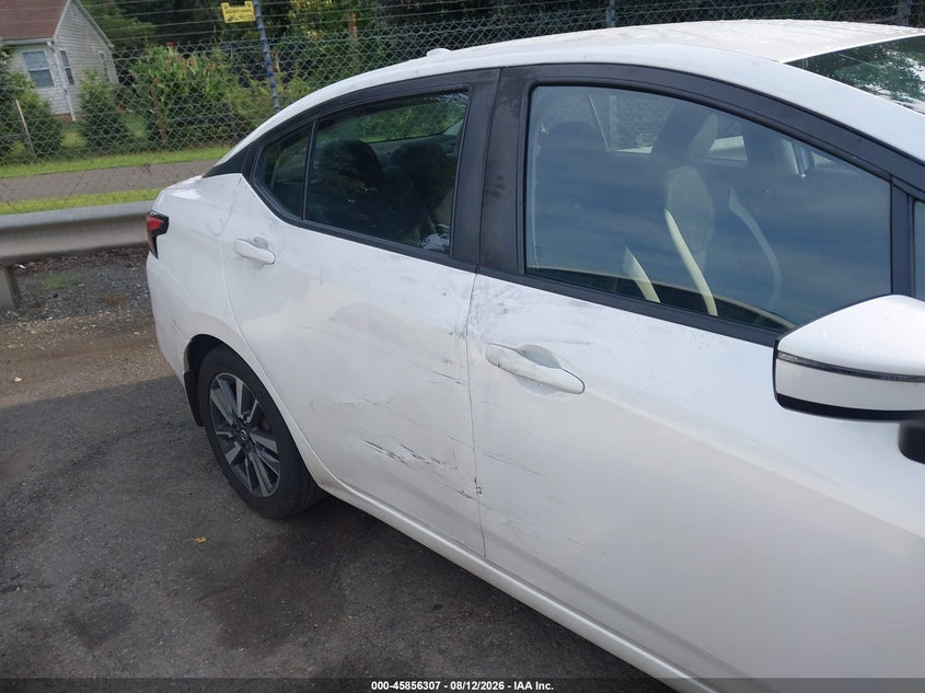 2021 Nissan Versa VIN 3N1CN8EV9ML827251 IAAI salvage auction — RIGHT SIDE, Salvage Title, sold $2,975 on 2026-09-10 (photo 6)