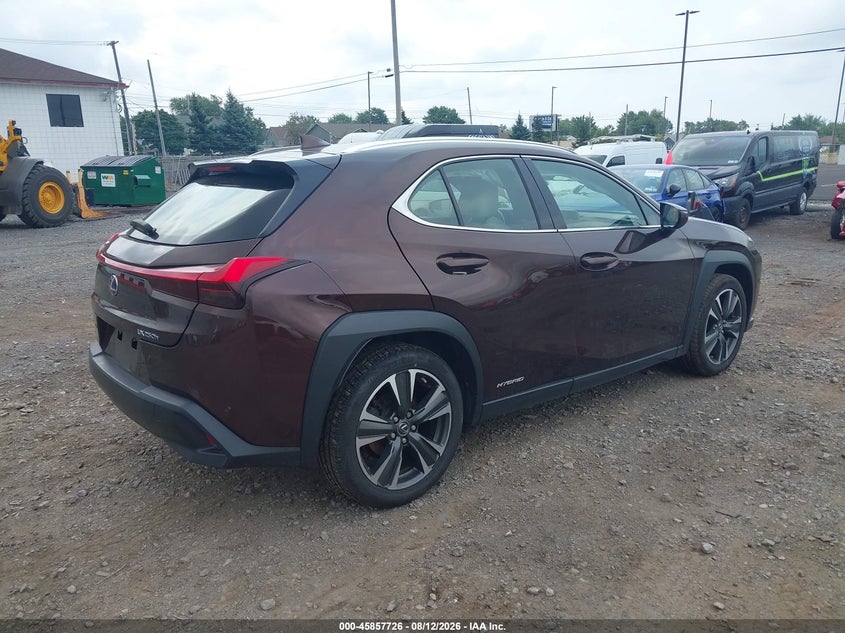 2019 Lexus Ux VIN JTHU9JBH2K2011474 IAAI salvage auction — SIDE, Salvage Title, sold $8,800 on 2026-08-30 (photo 4)