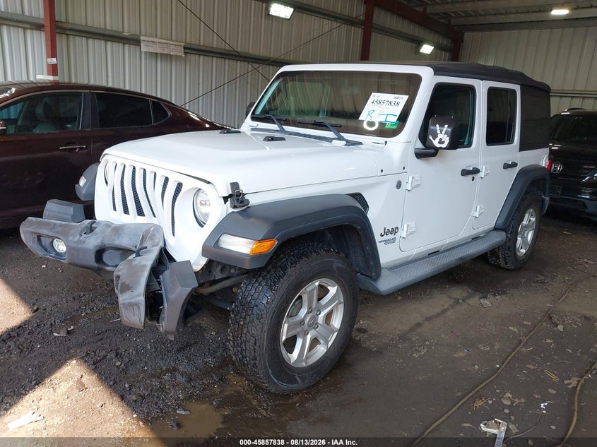 2018 Jeep Wrangler / VIN 1C4HJXDG2JW124639 IAAI salvage auction — FRONT END, Salvage Title, sold $8,500 on 2026-09-19 (photo 2)