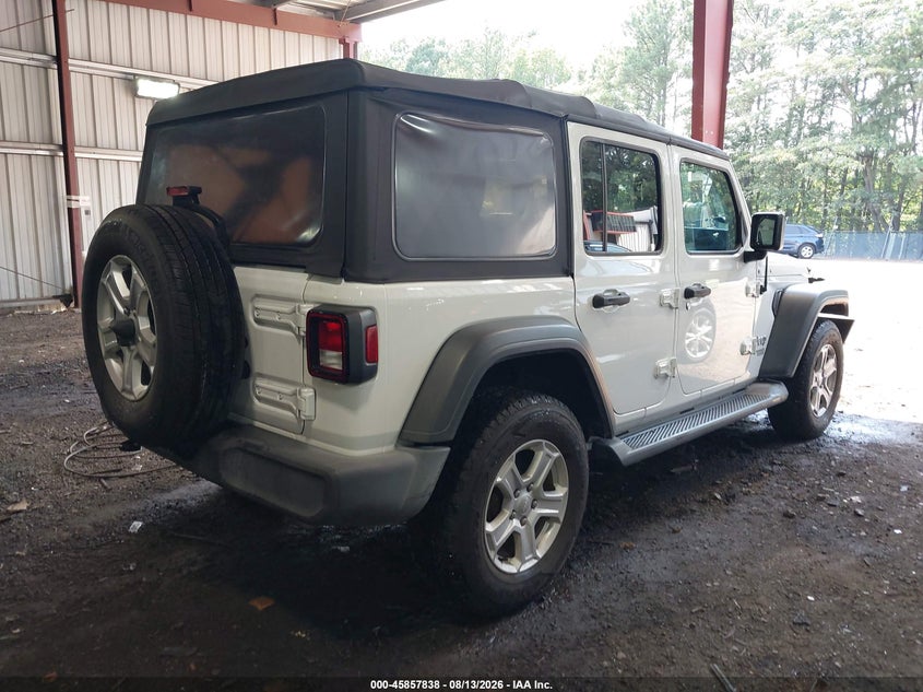 2018 Jeep Wrangler / VIN 1C4HJXDG2JW124639 IAAI salvage auction — FRONT END, Salvage Title, sold $8,500 on 2026-09-19 (photo 4)