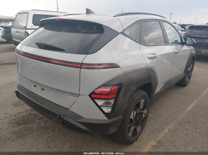 2024 Hyundai Kona VIN KM8HBCAB4RU180213 IAAI salvage auction — REAR END, Salvage Title, sold $15,300 on 2026-08-18 (photo 4)